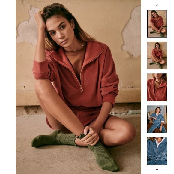 Sezane corduroy set XS pink - Picture 9 of 13